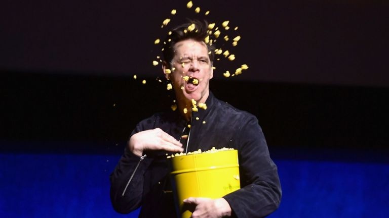 Джим Кери поддържа чувството си за хумор живо и убеди